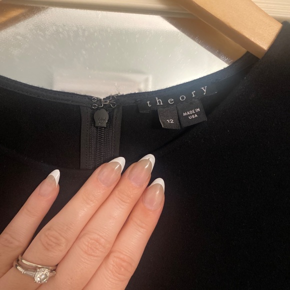 Theory Tillora Long Sleeve Fit & Flare Dress - Excellent Condition - Picture 3 of 4